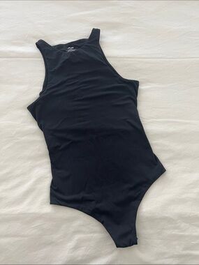 SKIMS Dark Gray High Neck Bodysuit
